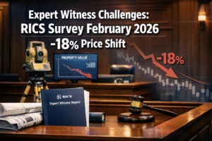 Expert Witness Challenges from February 2026 RICS Survey: Addressing -18% Price Expectation Shifts in Disputes