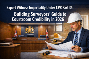 Expert Witness Impartiality Under CPR Part 35: Building Surveyors' Guide to Courtroom Credibility in 2026