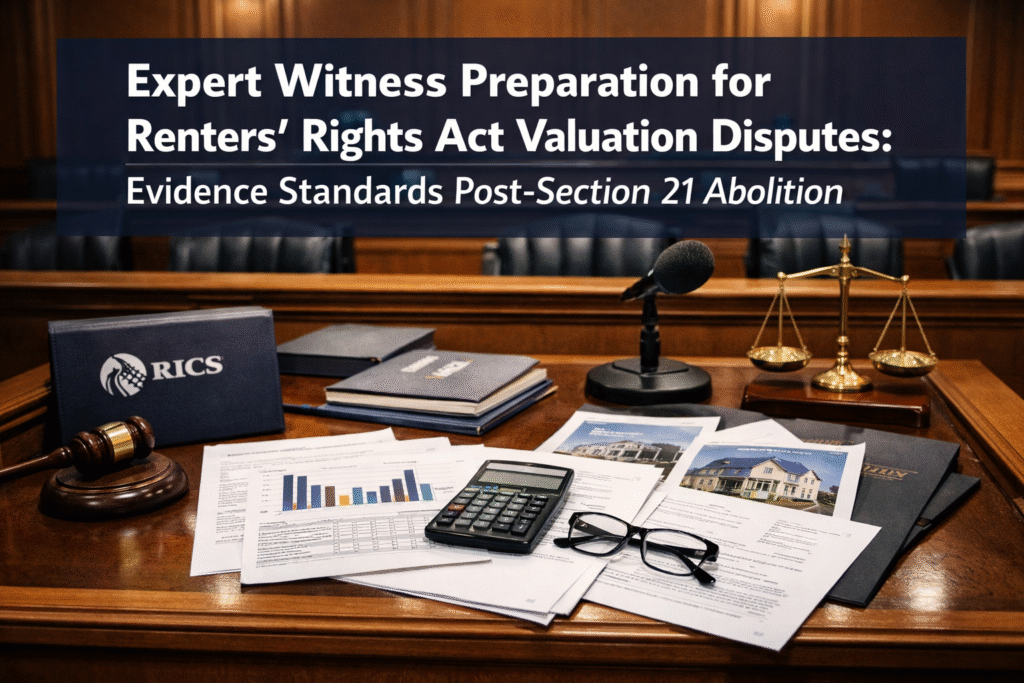 Expert Witness Preparation for Renters’ Rights Act Valuation Disputes: Evidence Standards Post-Section 21 Abolition