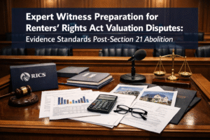 Expert Witness Preparation for Renters’ Rights Act Valuation Disputes: Evidence Standards Post-Section 21 Abolition