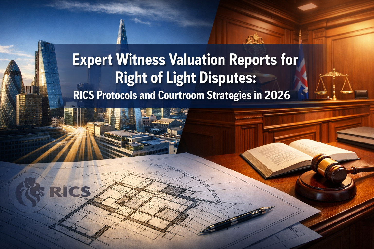 Expert Witness Valuation Reports for Right of Light Disputes: RICS Protocols and Courtroom Strategies in 2026