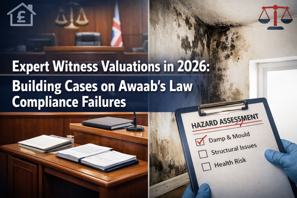 Expert Witness Valuations in 2026: Building Cases on Awaab's Law Compliance Failures and Rental Property Disputes