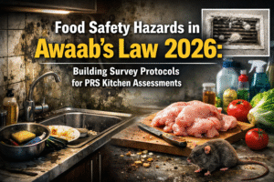 Food Safety Hazards in Awaab’s Law 2026: Building Survey Protocols for PRS Kitchen Assessments