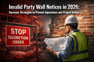 Invalid Party Wall Notices in 2026: Surveyor Strategies to Prevent Injunctions and Project Delays