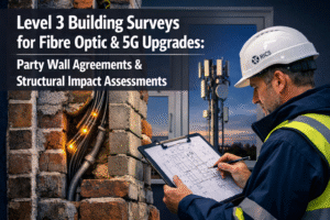 Level 3 Building Surveys for Fibre Optic and 5G Upgrades: Party Wall Agreements and Structural Impact Assessments