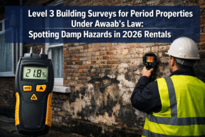 Level 3 Building Surveys for Period Properties Under Awaab’s Law: Spotting Damp Hazards in 2026 Rentals