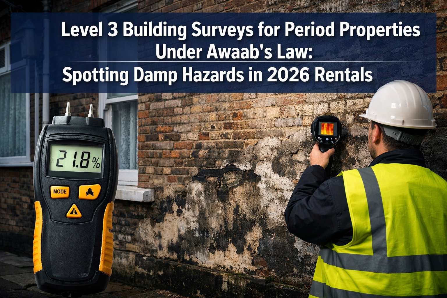 Level 3 Building Surveys for Period Properties Under Awaab’s Law: Spotting Damp Hazards in 2026 Rentals