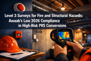 Level 3 Surveys for Fire and Structural Hazards: Awaab’s Law 2026 Compliance in High-Risk PRS Conversions