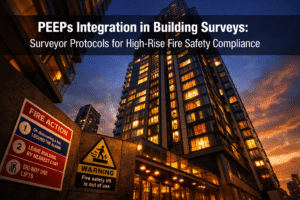 PEEPs Integration in Building Surveys: Surveyor Protocols for High-Rise Fire Safety Compliance Post-April 2026 Mandate