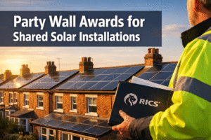 Party Wall Awards for Shared Solar Installations: Cost Recovery and RICS Strategies in Community Projects