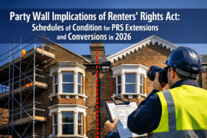 Party Wall Implications of Renters’ Rights Act: Schedules of Condition for PRS Extensions and Conversions in 2026