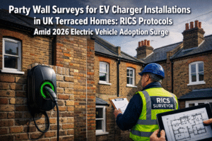 Party Wall Surveys for EV Charger Installations in UK Terraced Homes: RICS Protocols Amid 2026 Electric Vehicle Adoption Surge