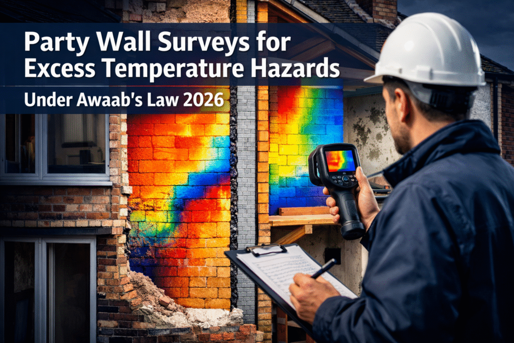 Party Wall Surveys for Excess Temperature Hazards Under Awaab’s Law 2026: RICS Protocols for PRS Insulation Upgrades