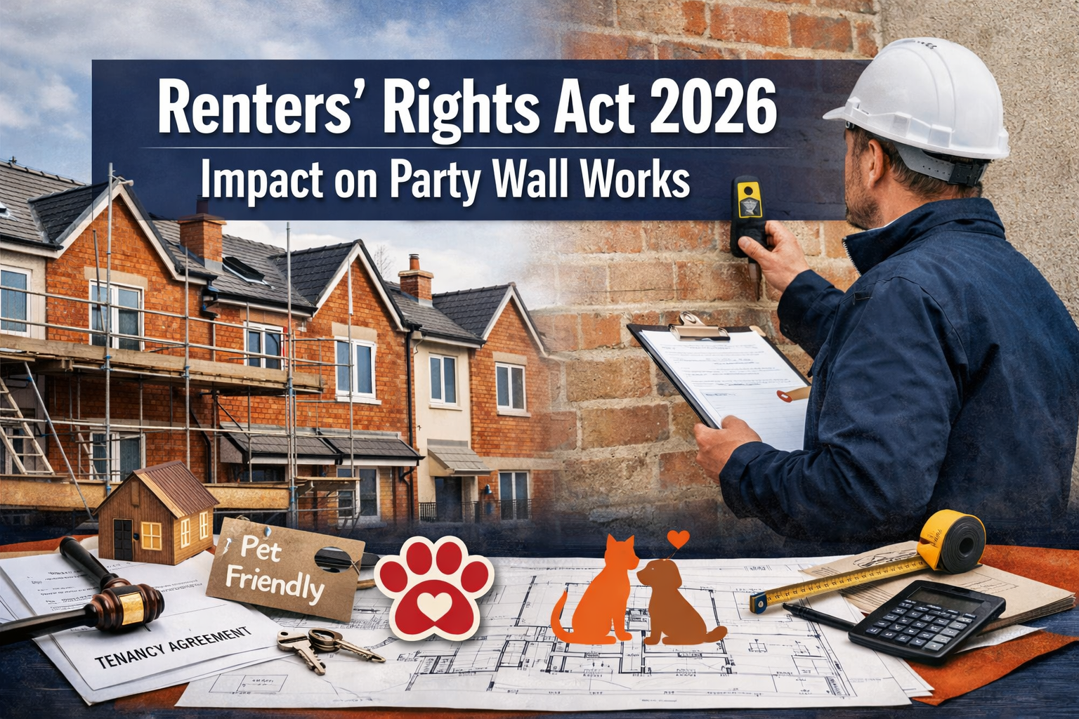 Renters’ Rights Act 2026 Impact on Party Wall Works: Surveyor Strategies for Landlord Extensions and Pet-Friendly Conversions