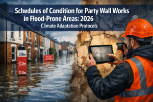 Schedules of Condition for Party Wall Works in Flood-Prone Areas: 2026 Climate Adaptation Protocols