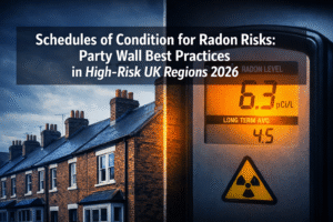 Schedules of Condition for Radon Risks: Party Wall Best Practices in High-Risk UK Regions 2026