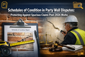 Schedules of Condition in Party Wall Disputes: Protecting Against Spurious Claims Post-2026 Works