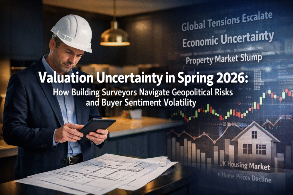 Valuation Uncertainty in Spring 2026: How Building Surveyors Navigate Geopolitical Risks and Buyer Sentiment Volatility