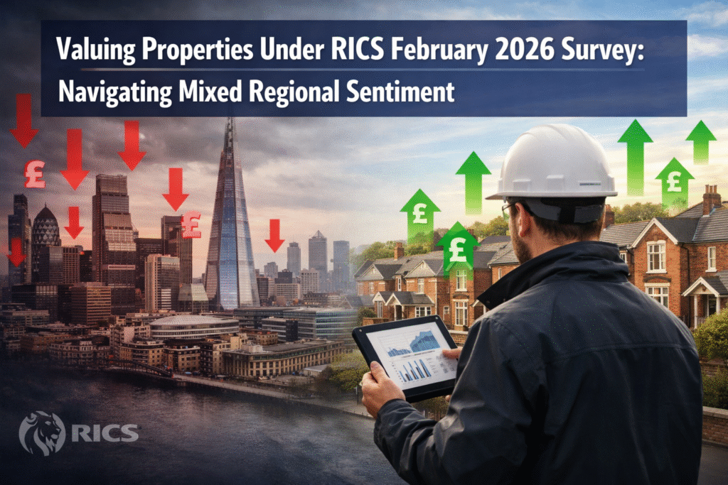 Valuing Properties Under RICS February 2026 Residential Survey: Strategies for Mixed Regional Sentiment