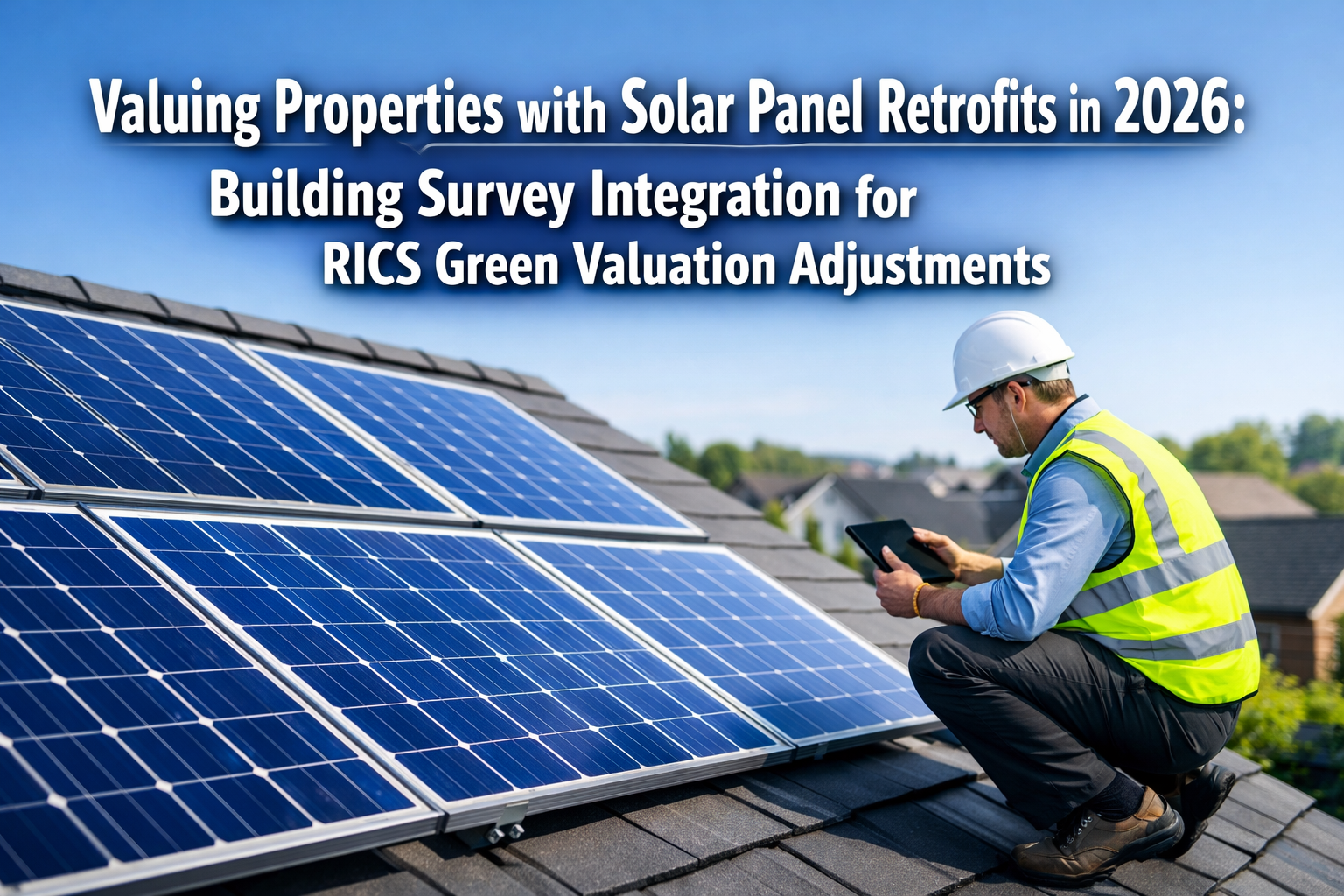 Valuing Properties with Solar Panel Retrofits in 2026: Building Survey Integration for RICS Green Valuation Adjustments