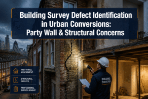 Building Survey Defect Identification in High-Density Urban Conversions: Party Wall Implications and Structural Concerns
