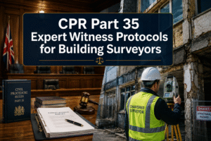 CPR Part 35 Expert Witness Protocols for Building Surveyors: Drafting Valuation Reports in Neighbour and Dilapidations Disputes