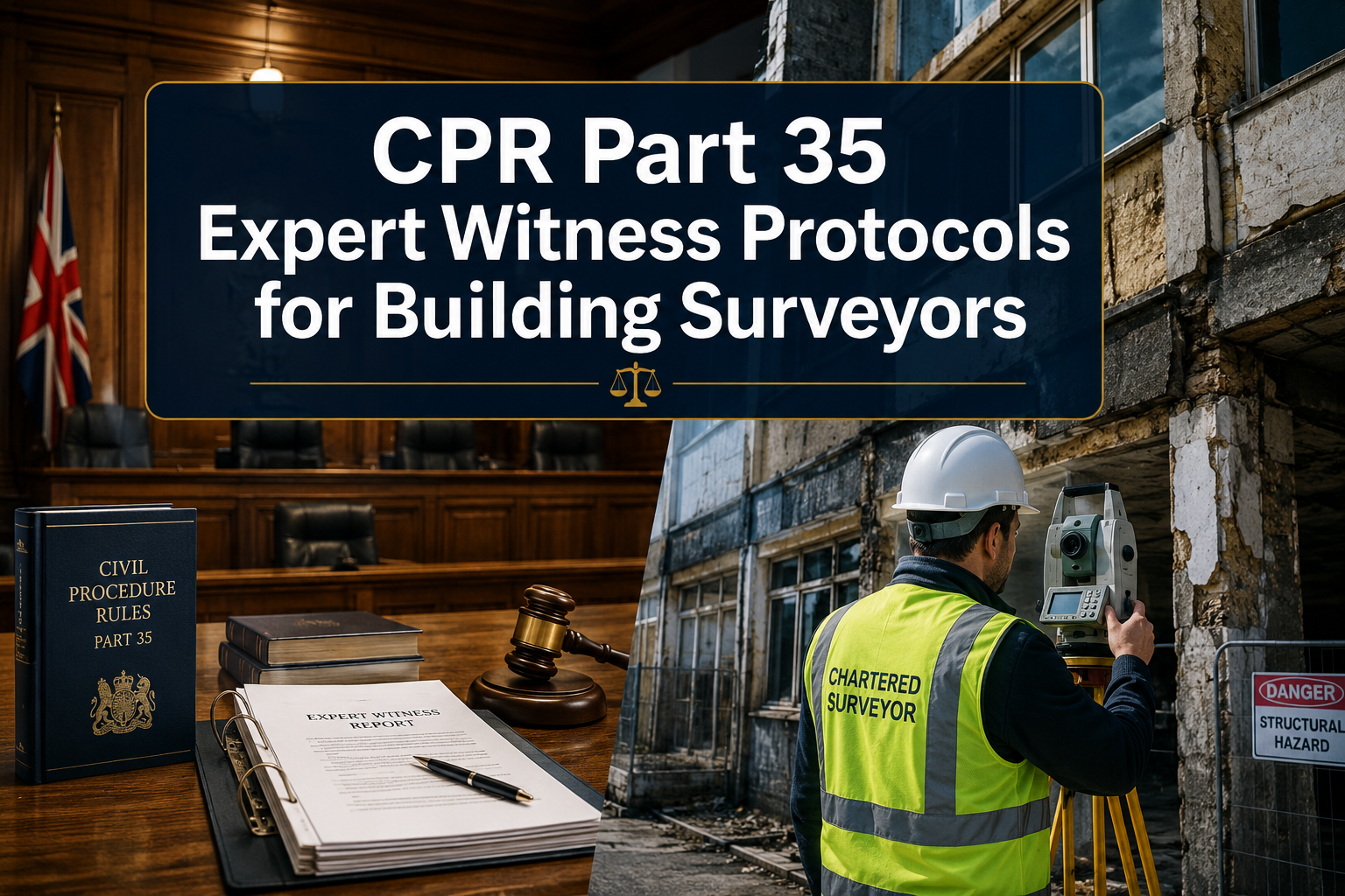 CPR Part 35 Expert Witness Protocols for Building Surveyors: Drafting Valuation Reports in Neighbour and Dilapidations Disputes