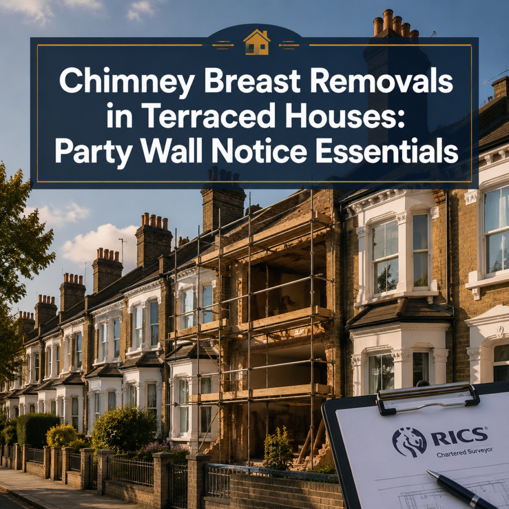 Chimney Breast Removals in Terraced Houses: Party Wall Notice Essentials and Structural Survey Protocols