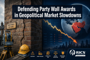 Defending Party Wall Awards in Geopolitical Market Slowdowns: Surveyor Tactics from RICS February 2026 Data