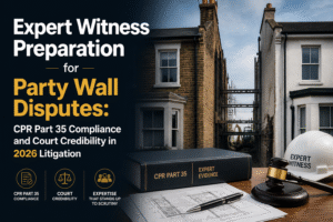 Expert Witness Preparation for Party Wall Disputes: CPR Part 35 Compliance and Court Credibility in 2026 Litigation