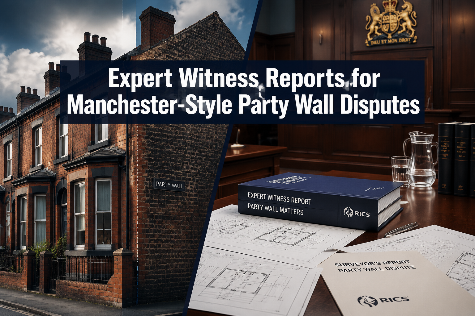 Expert Witness Reports for Manchester-Style Party Wall Disputes: Templates and RICS Standards