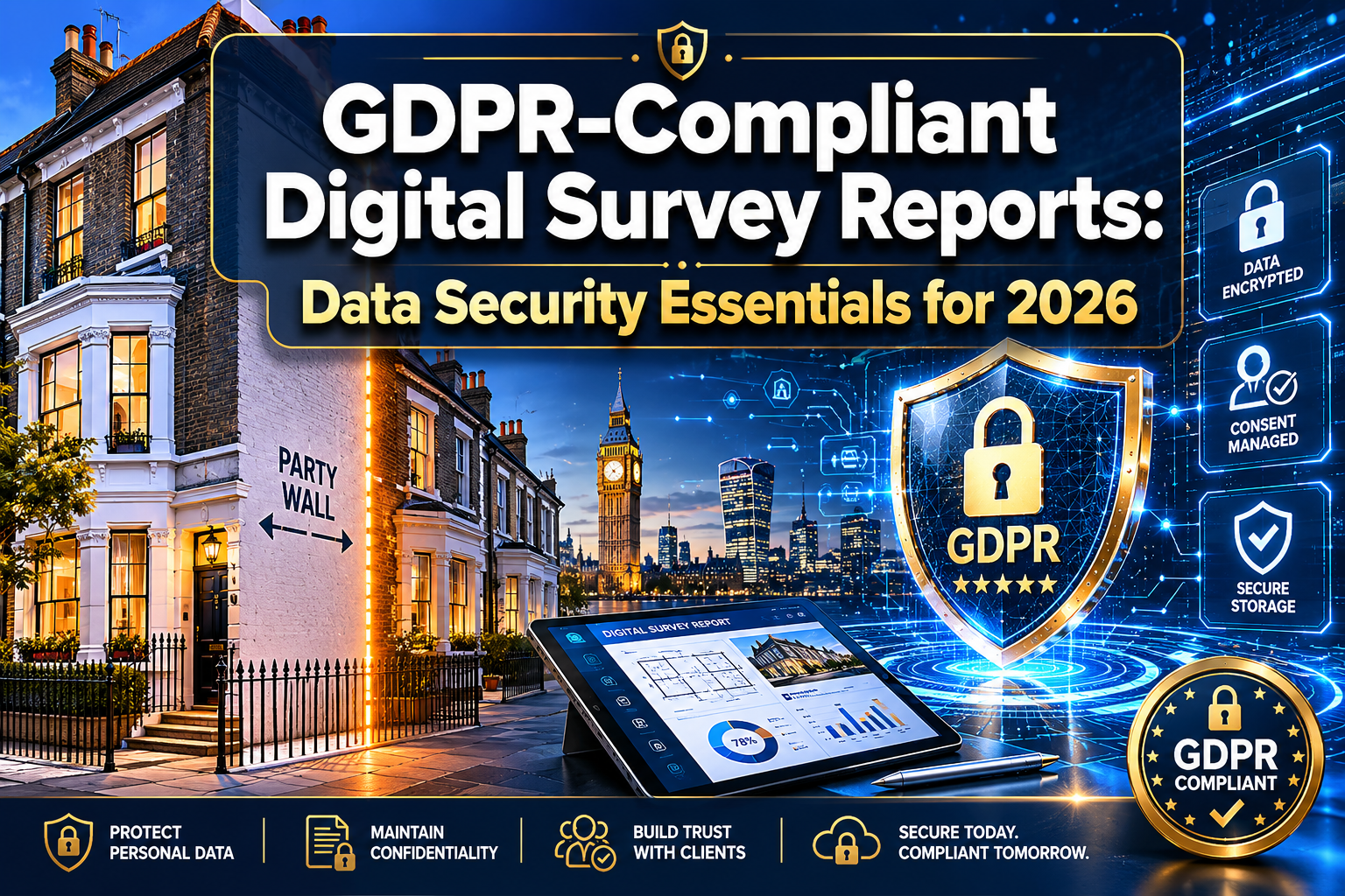 GDPR-Compliant Digital Survey Reports: Data Security Essentials for 2026 Party Wall and Valuation Practices