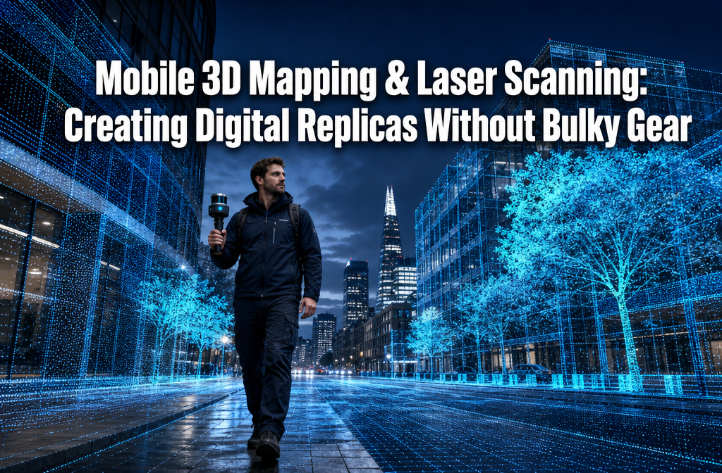 Mobile 3D Mapping and Laser Scanning: Creating Digital Replicas Without Bulky Gear