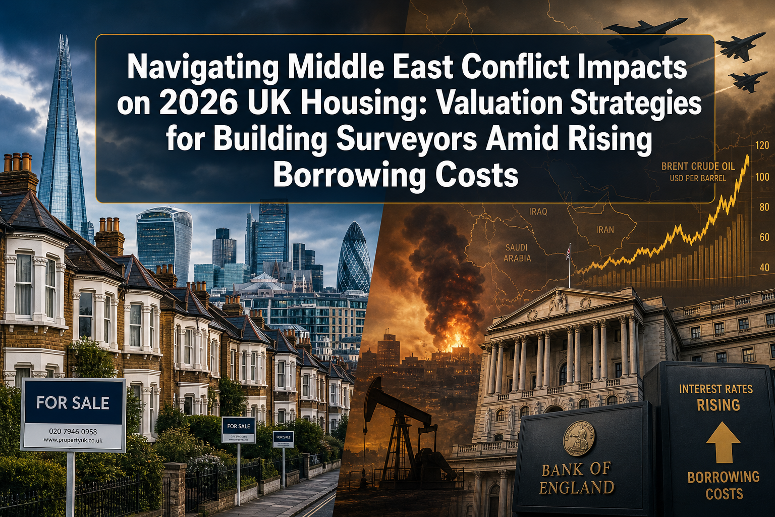 Navigating Middle East Conflict Impacts on 2026 UK Housing: Valuation Strategies for Building Surveyors Amid Rising Borrowing Costs