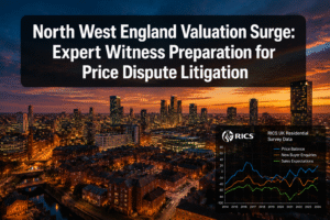 North West England Valuation Surge from RICS 2026 Survey: Expert Witness Preparation for Price Dispute Litigation