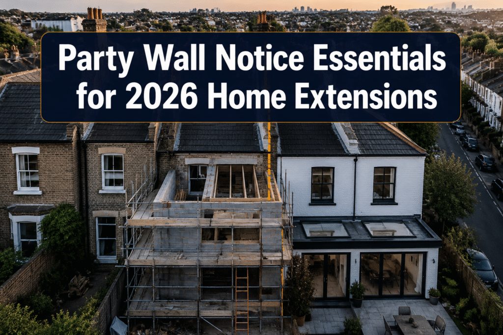 Party Wall Notice Essentials for 2026 Home Extensions: Free Templates, Timelines, and Neighbour Consent Strategies