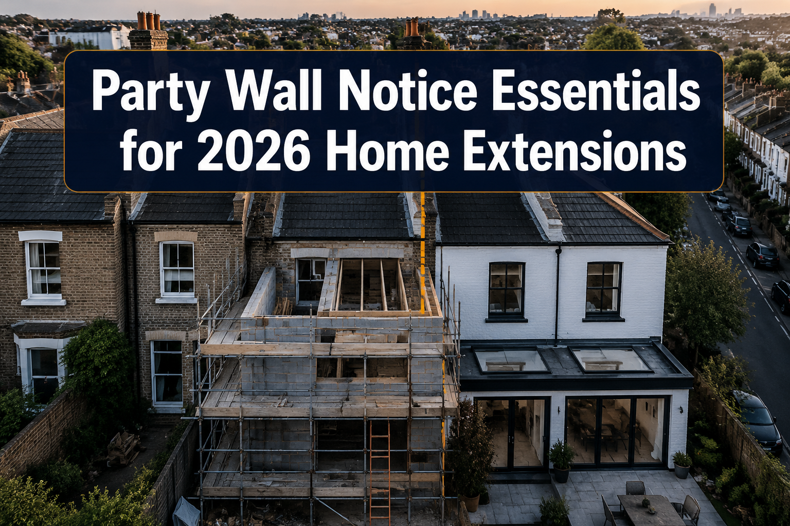 Party Wall Notice Essentials for 2026 Home Extensions: Free Templates, Timelines, and Neighbour Consent Strategies