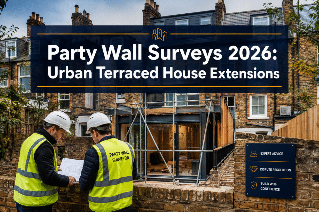 Party Wall Surveys for 2026 Urban Terraced House Extensions: Notice Timelines and Neighbour Safeguards
