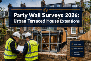 Party Wall Surveys for 2026 Urban Terraced House Extensions: Notice Timelines and Neighbour Safeguards
