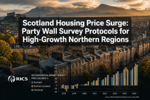 Scotland's Housing Price Surge in RICS January 2026 Survey: Party Wall Survey Protocols for High-Growth Northern Regions
