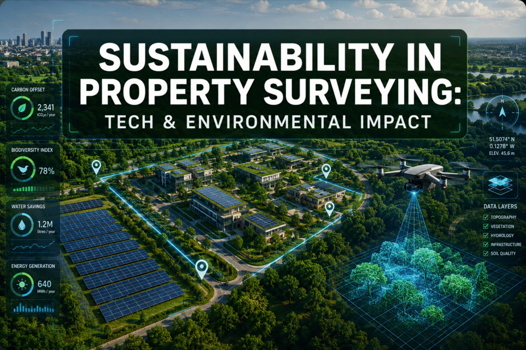 Sustainability in Property Surveying: Using Tech to Assess Environmental Impacts Pre-Development
