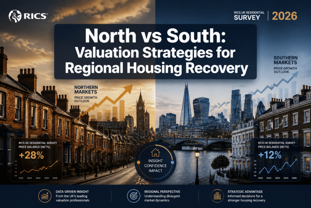 Valuation Strategies for Regional Housing Recovery: North vs South Insights from RICS January 2026 Survey