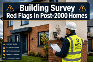 Building Survey Red Flags in Post-2000 Homes: Why Modern Properties Still Need Proper Defect Diagnosis