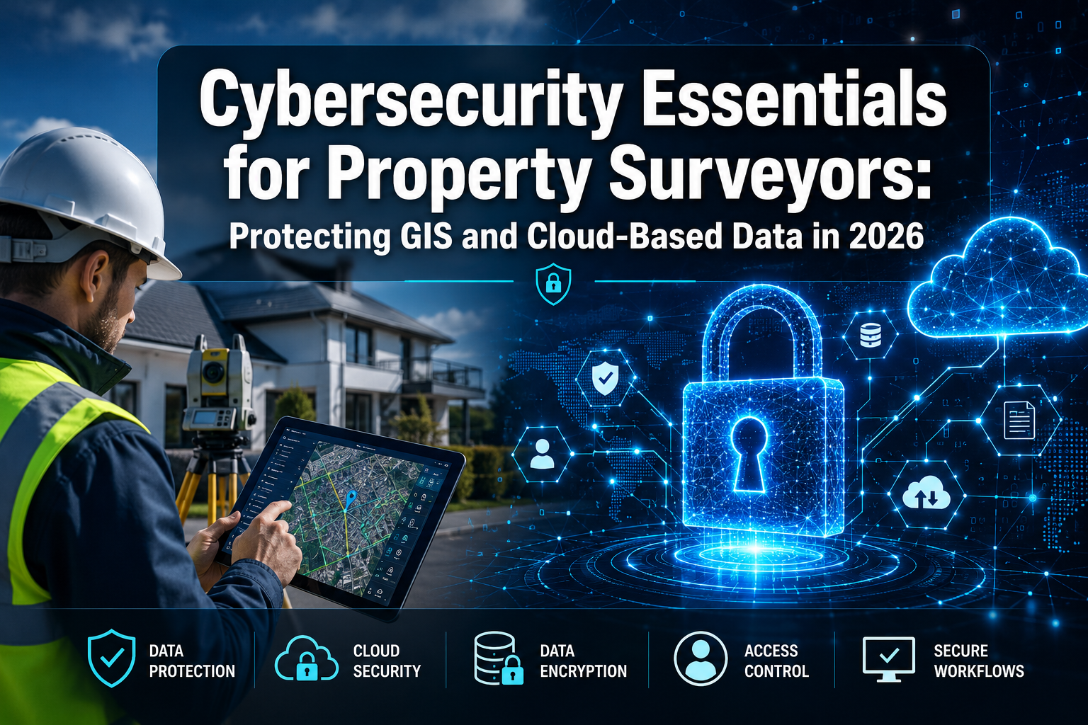 Cybersecurity Essentials for Property Surveyors: Protecting GIS and Cloud-Based Data in 2026