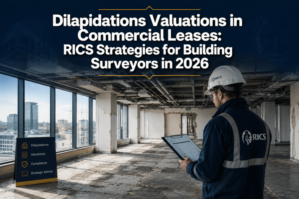 Dilapidations Valuations in Commercial Leases: RICS Strategies for Building Surveyors in 2026