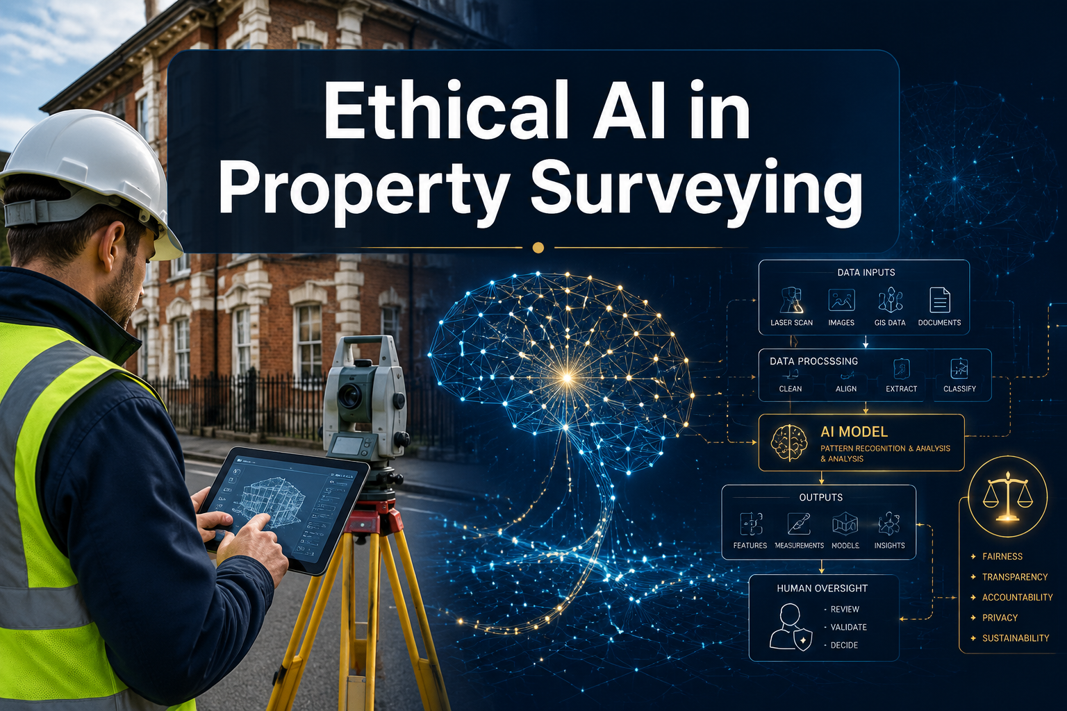 Ethical AI Use in Property Surveying: Guidelines for Transparent Algorithms and Bias-Free Data
