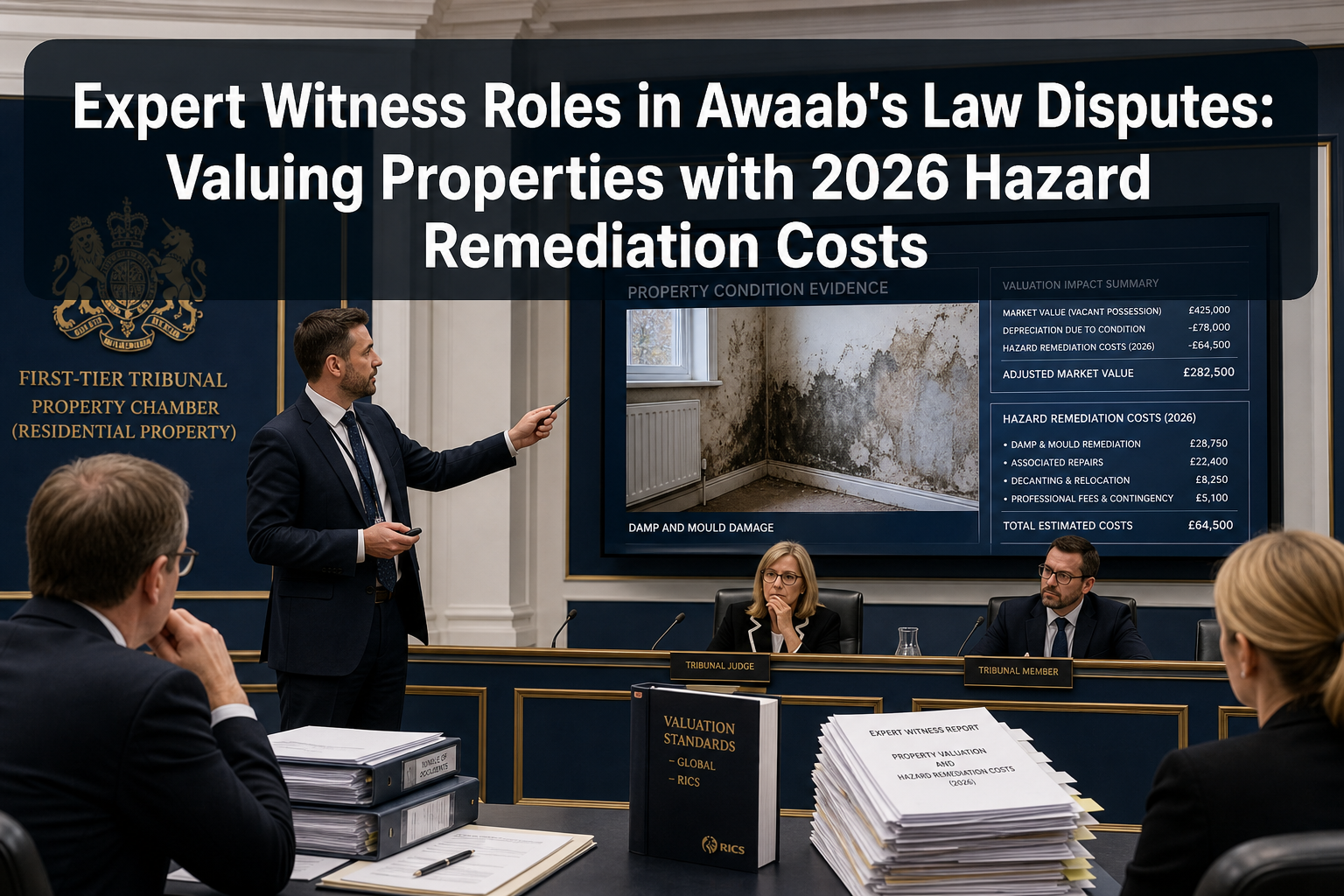 Expert Witness Roles in Awaab’s Law Disputes: Valuing Properties with 2026 Hazard Remediation Costs