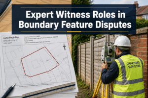 Expert Witness Roles in Boundary Feature Disputes: Turning Land Registry Plans into Admissible Survey Evidence