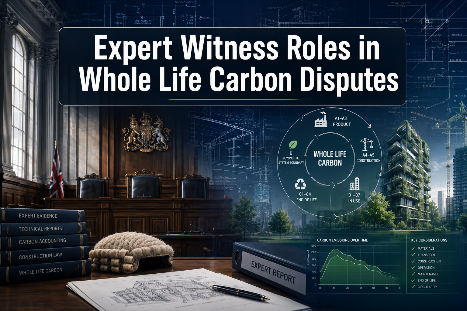 Expert Witness Roles in Whole Life Carbon Disputes: Evidence Standards Post-RICS PAS 2080 2026 Update