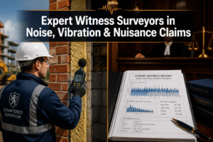 Expert Witness Surveyors in Noise, Vibration and Nuisance Claims: Turning Building Fabric and Measurements into Evidence